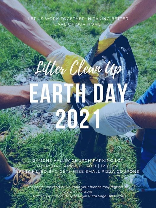 Kincora Earth Day Litter Clean Up Event