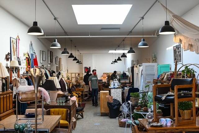 Thrift store shopping to be more sustainable